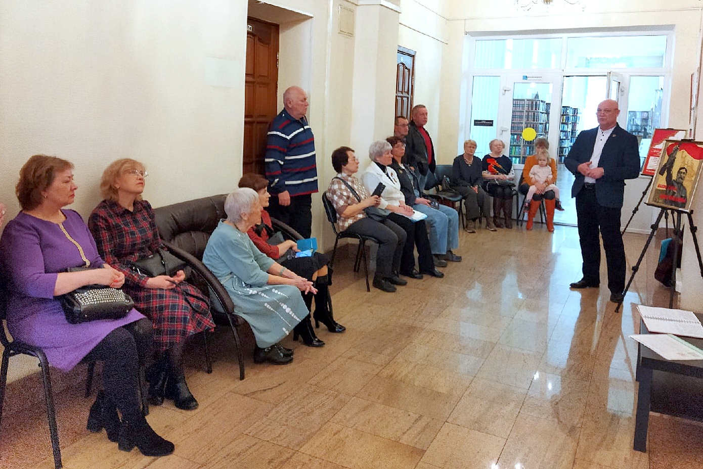 Презентация выставки к 80-летию Победы «Сражались и пером, и кистью!»